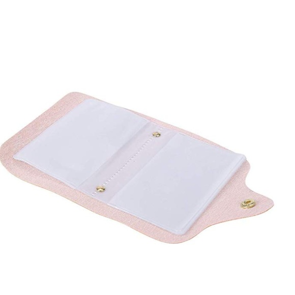 1 LEFT!! Rose/Blush Pebbled Leather Travel Set - Picture 8 of 8